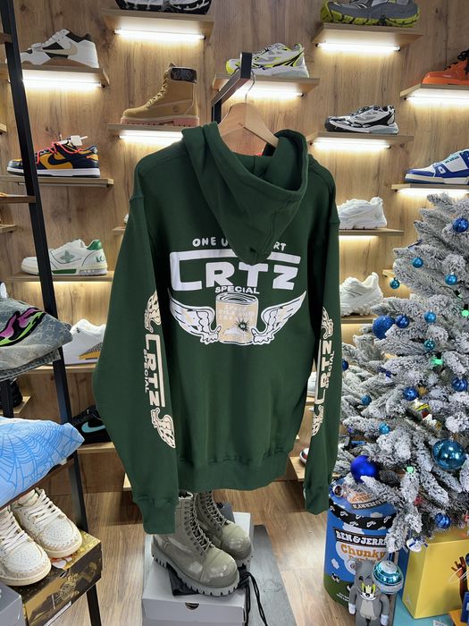 Зіп Худі CORTEIZ gasolina double zip hoodie green