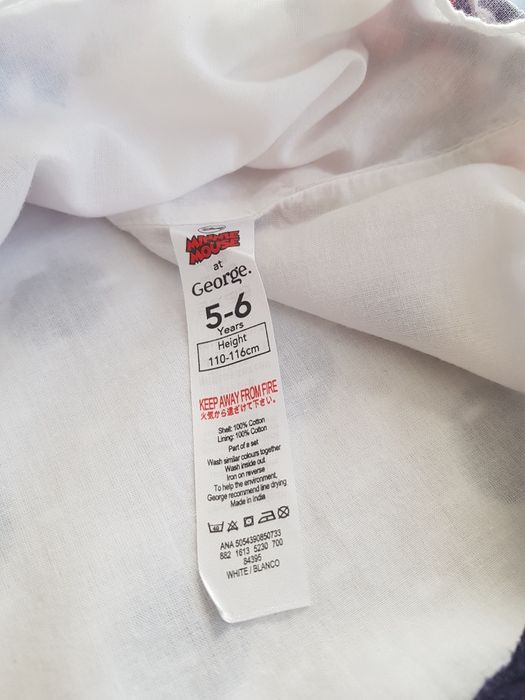 Śliczna sukienka george z myszką minnie roz. 110-116