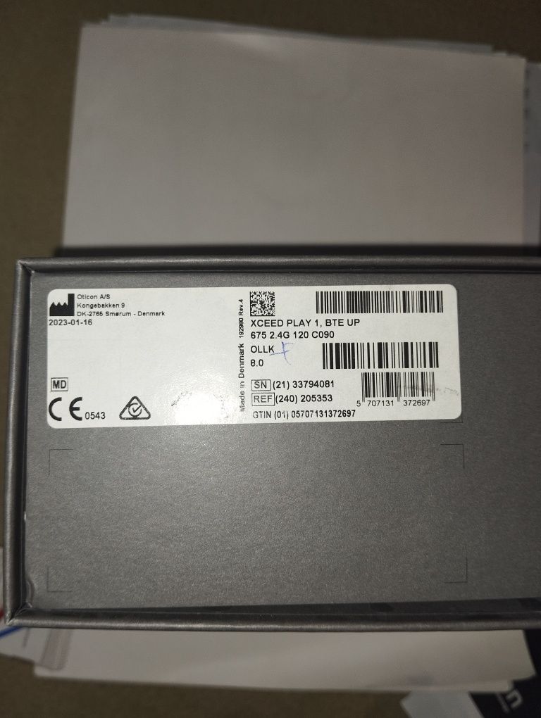 Aparat słuchowy Oticon Xceed Play 1 BTE UP