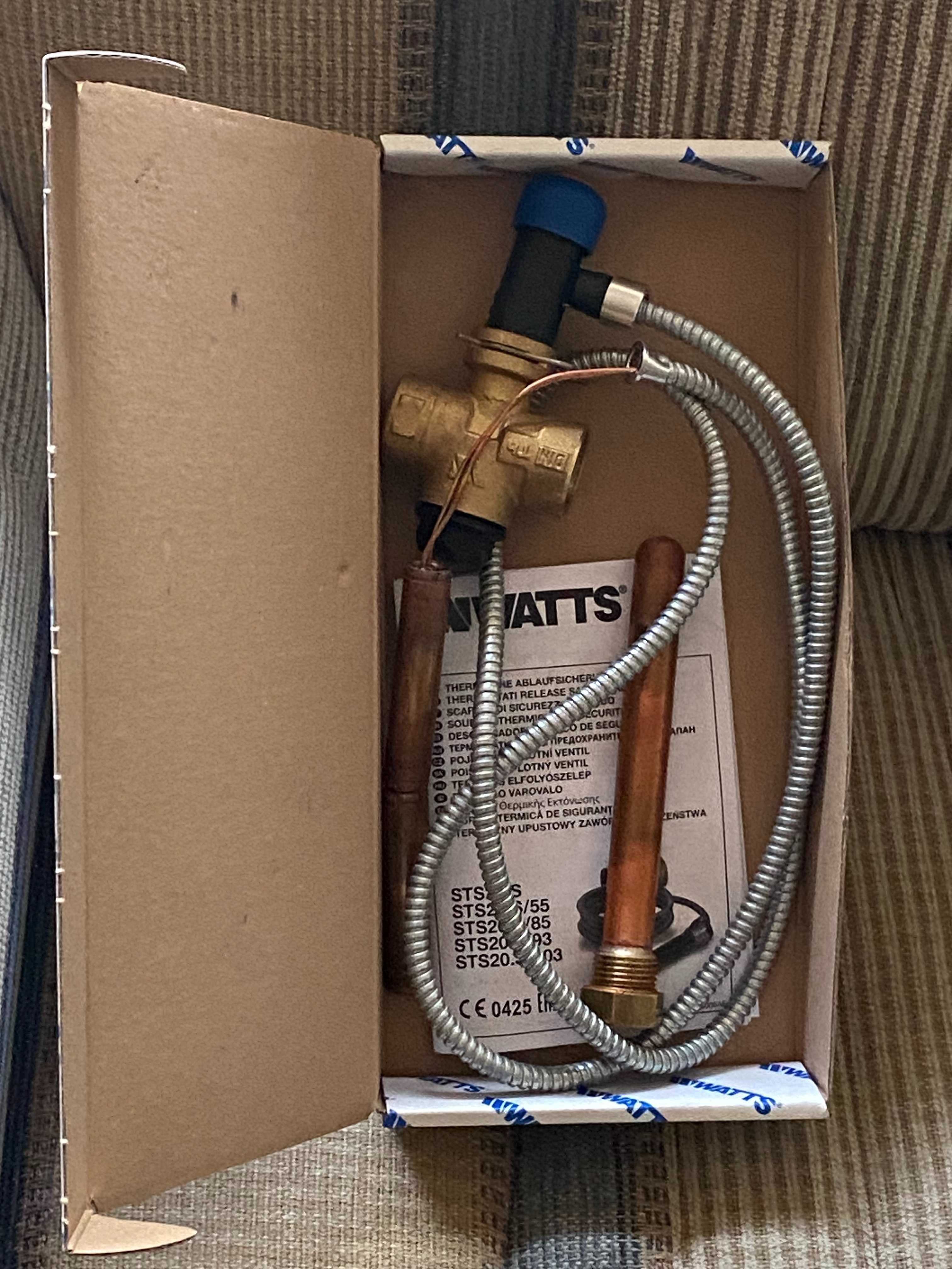 Zawór bezpieczeństwa termostatyczny STS 20.S Watts