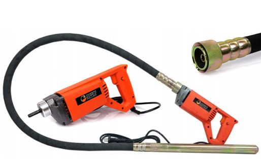 Buława Wibrator Zagęszczarka do betonu 1250W 35mm x 2m Buława 2m