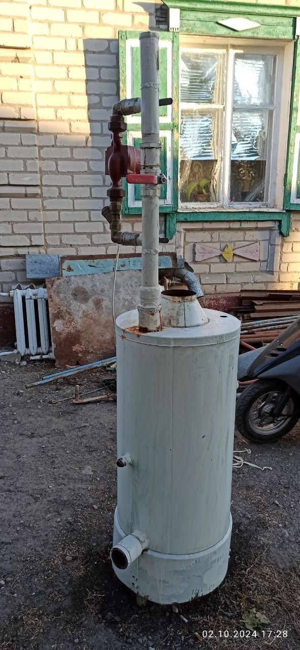 Газовий котел АОГВ з електронасосом