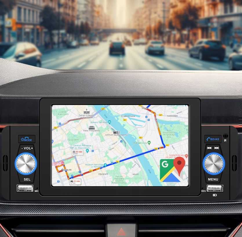 Radio Samochodowe 1 DIN z dotykowym ekranem CARPLAY ANDROID AUTO
