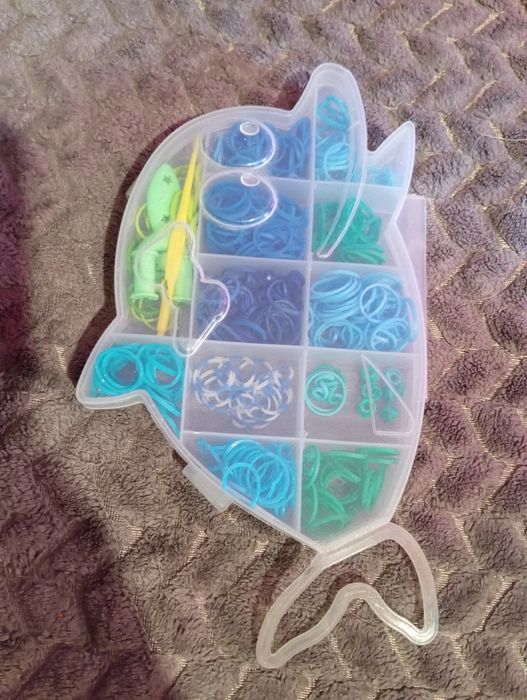 Мини наборы резинок rainbow loom