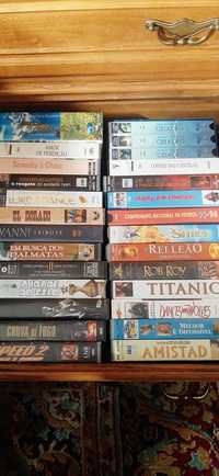 Filmes VHS de vários generos