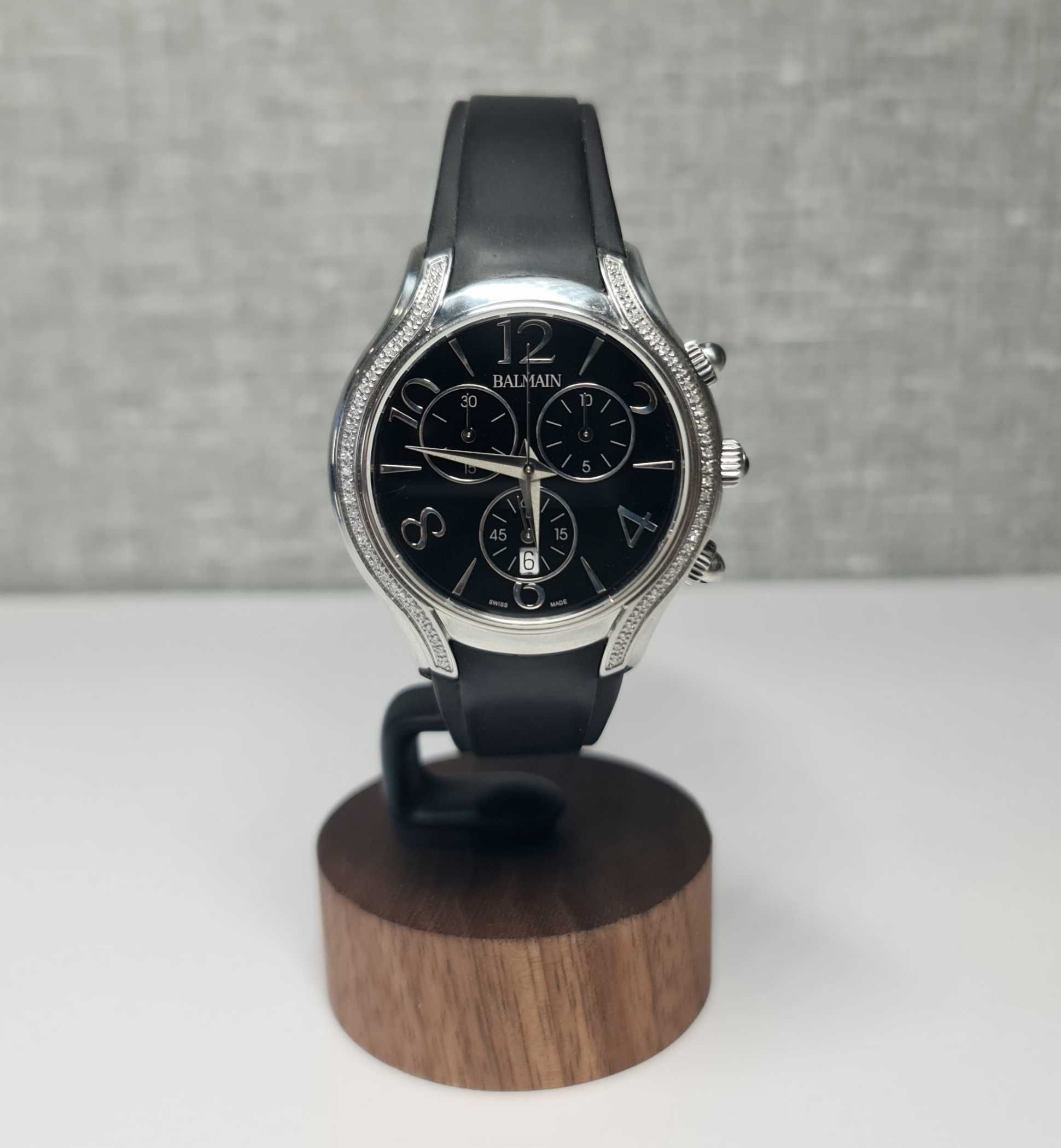 Жіночий годинник Balmain B5595.32.64 Chronograph Diamonds Swiss