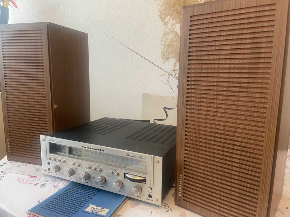 Amplituner Marantz 2252B z kolumnami vintage