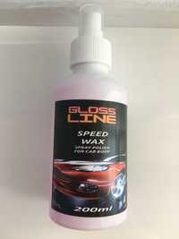 Спрей поліроль для авто Gloss line Speed Wax 200ml