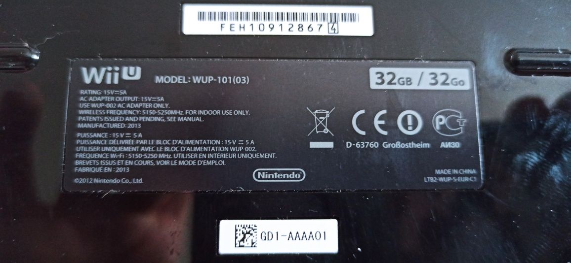 Konsola Nintendo WiiU 32gb