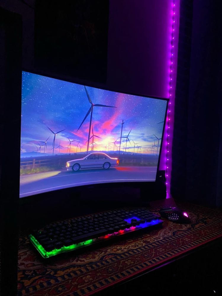 Komputer Gamingowy Monitor 2k Cały zestaw komputerowy