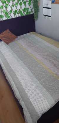 Narzuta kapa pikowana na łóżko 140x200