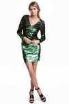 H&M sukienka  cekiny Slub Studio Sylwester Wesele