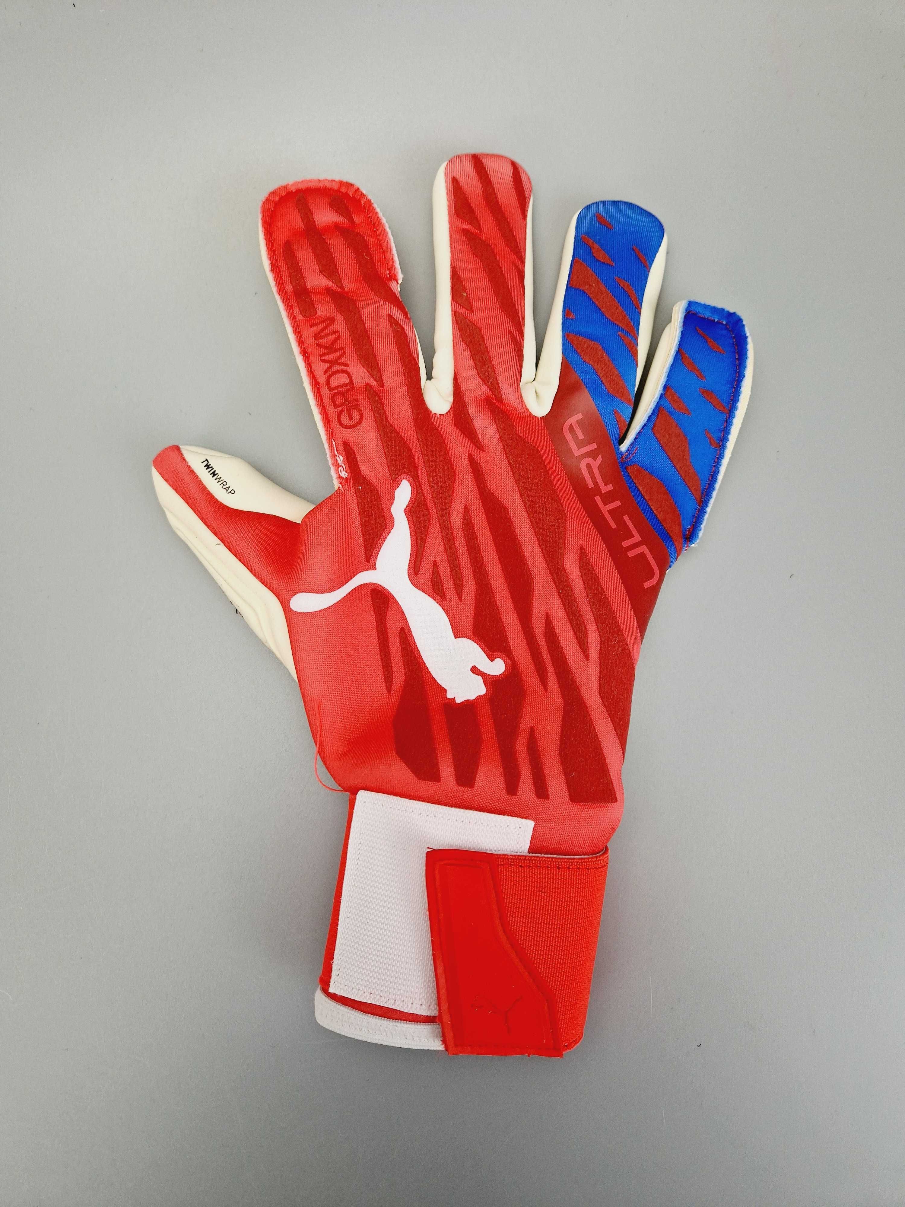 Rękawice Bramkarskie PUMA ULTRA Grip Hybrid 1Pro roz. 8 orange