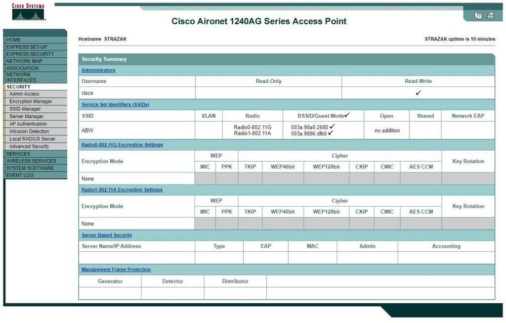 Access Point CISCO AIR-LAP1242AG-E-K9