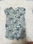 Newbie letni rampers khaki rozmiar 86