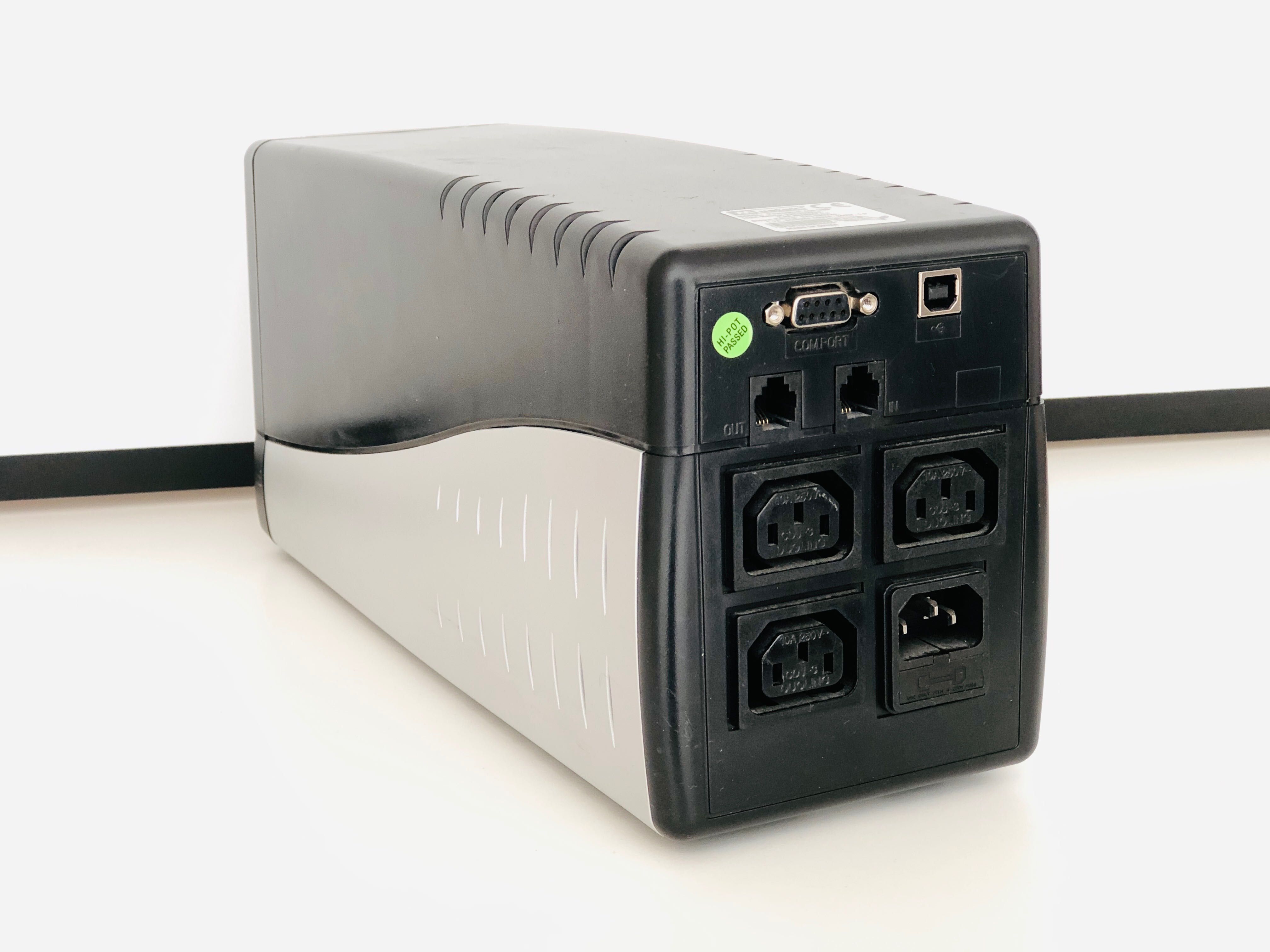 Mustek PoweMust 400 USB UPS 220-230V 2.3A/1.7A zasilacz awaryjny