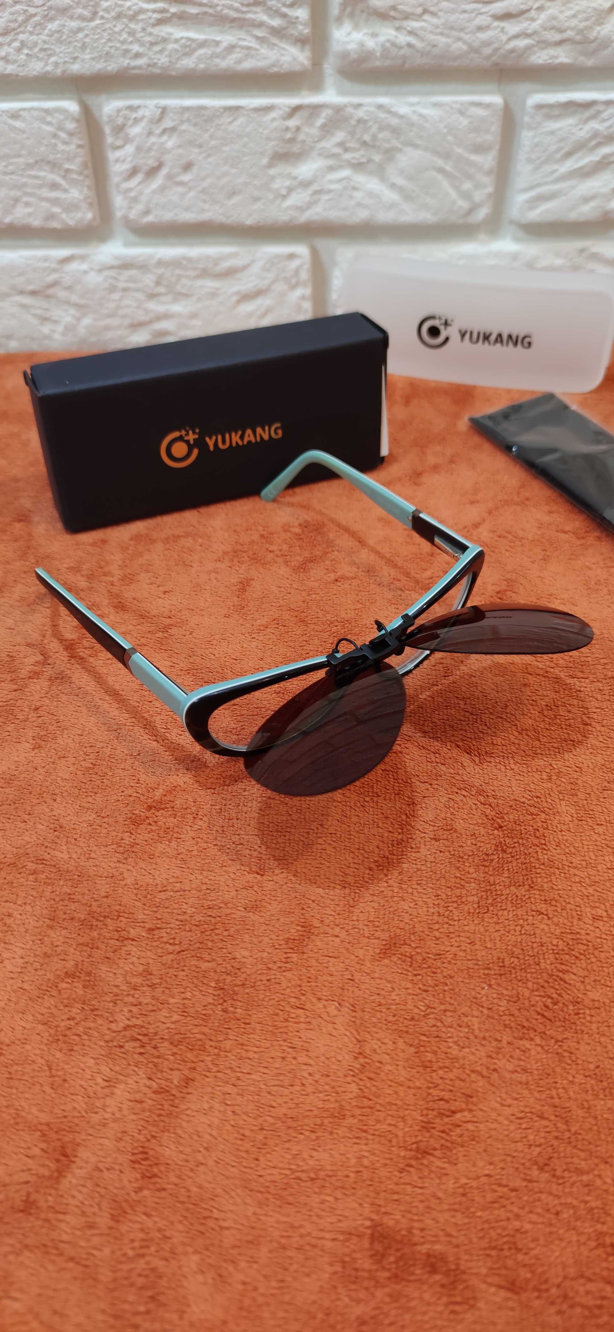 szkła mocowane do okularów przeciwsłoneczne polaryzacyjne  UV400 klips