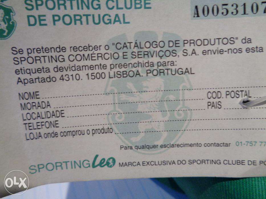 Boné Sporting Clube Portugal produto oficial fundado 1906