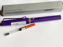 LAMY SAFARI EF pióro wieczne nowe nabój i konwerter tłoczek niemieckie