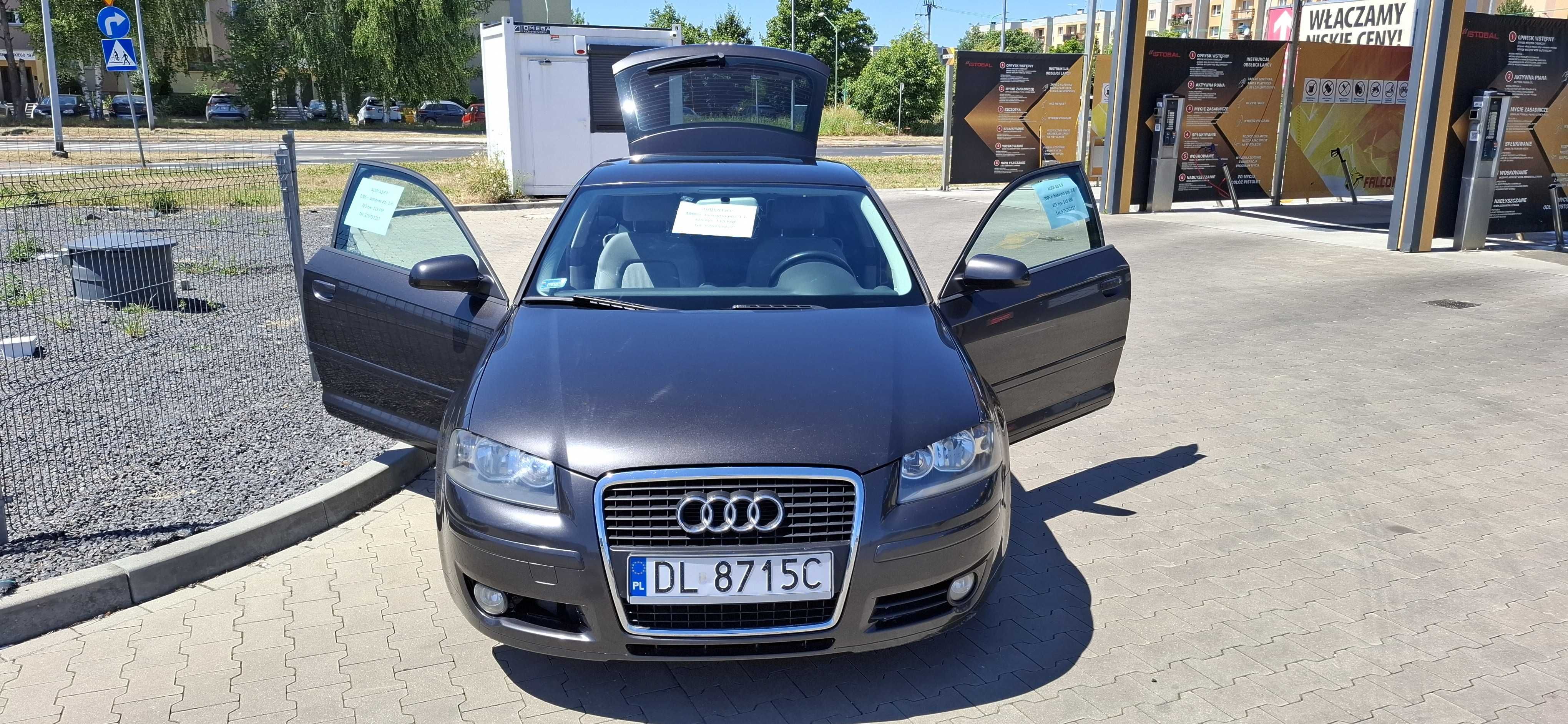 AUDI A3 1.6 FSI Sportback, alufelgi, hak,  Klima, OC, osoba prywatna
