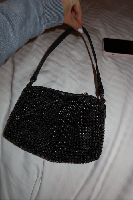 Сумка з сяючими камінцями