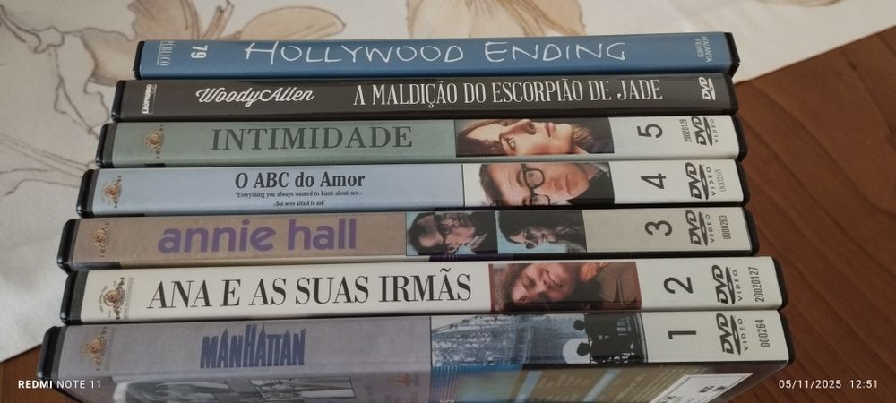 DVD'S (6) do realizador Woody Allen