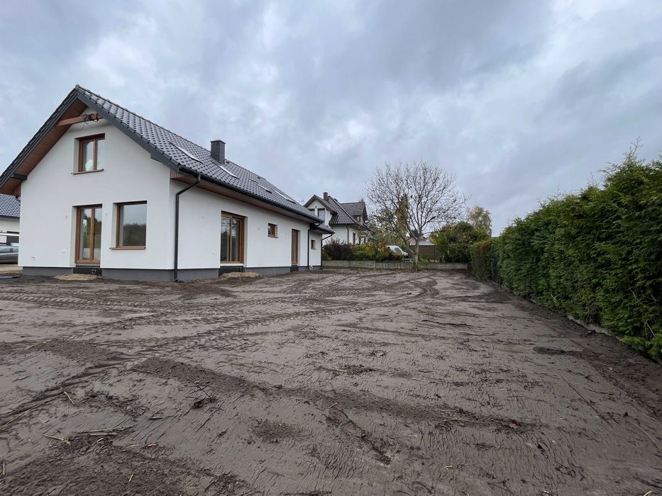 Nowy dom 176 m² z garażem i ogrodem 10 min od Torunia! Wysoki standard