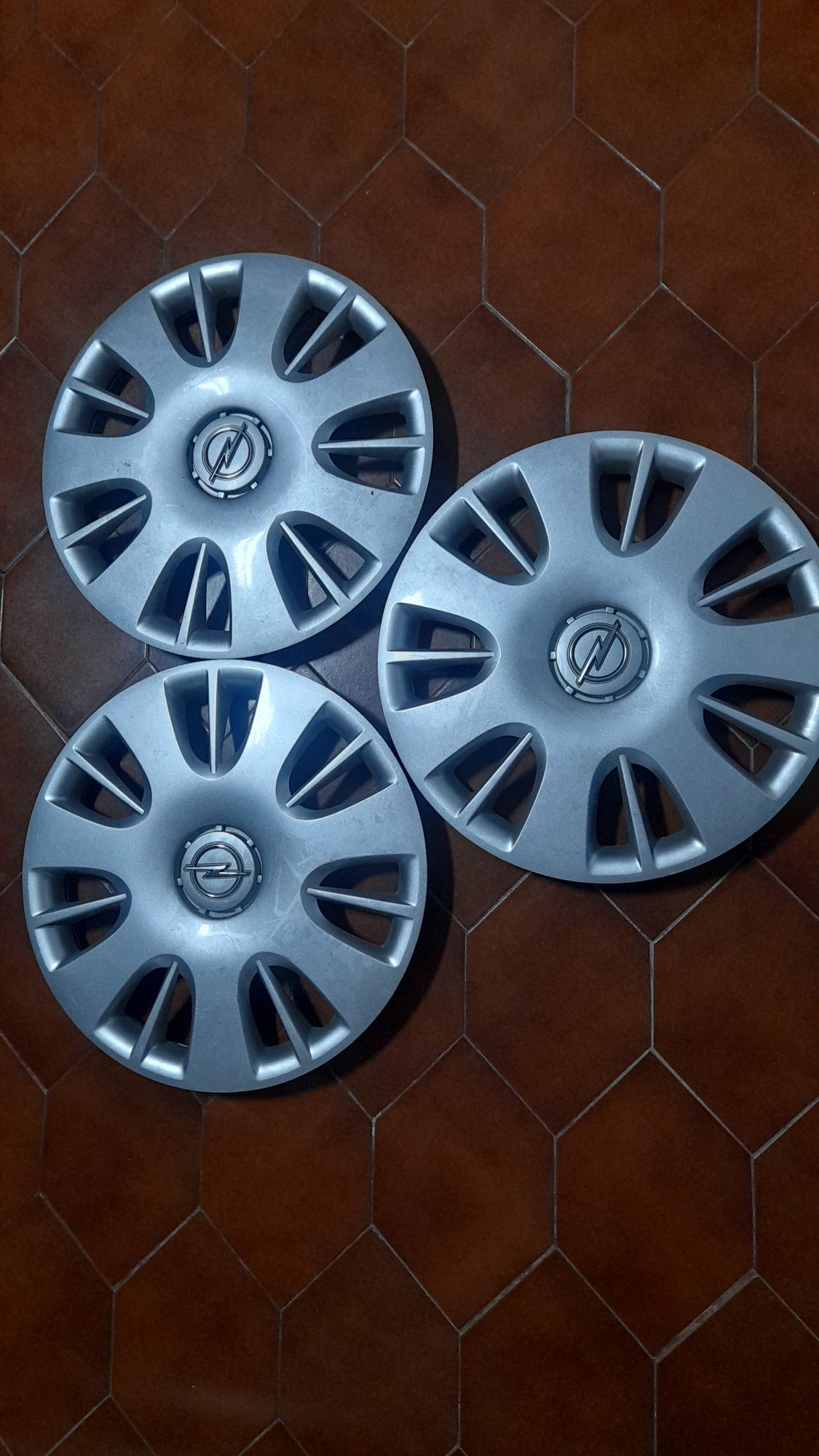 3 Tampas Opel para roda  15"