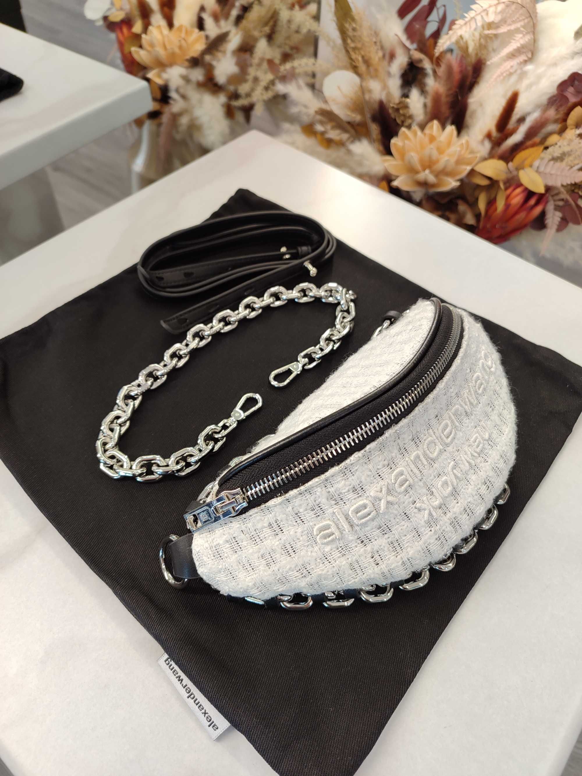 Сумка Alexander Wang Attica Soft Hybrid Fanny Pack White