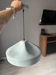 Lampa wiszaca turkusowa