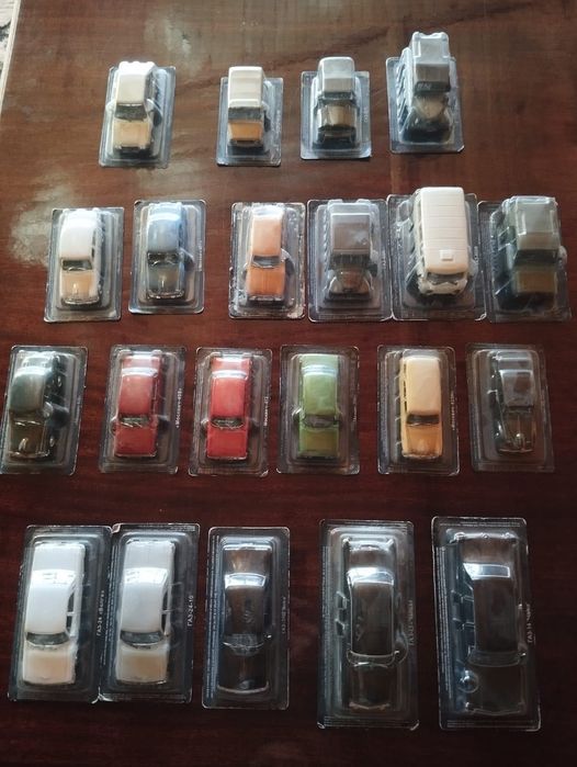 Моделі з серії "авто легенди СССР".