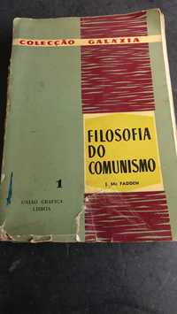 Livro "Filosofia do Comunismo"  de J.Mc Fadden.  De 1961.
