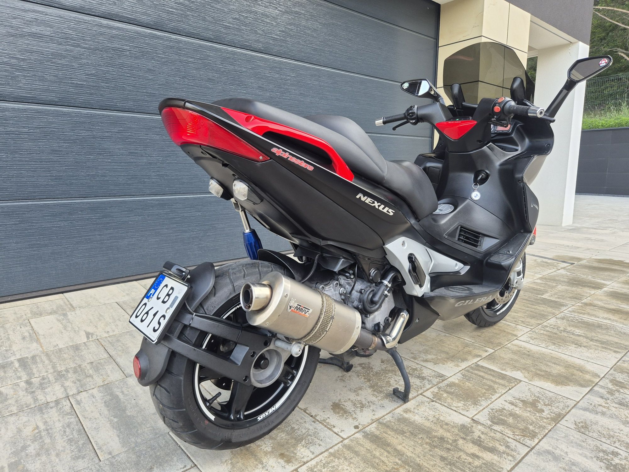 Gilera nexus 500 zadbana, wydech Mivv, bez wkladu, bdb stan rok 2005