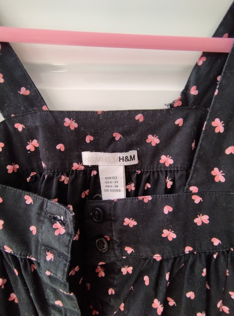 Piękna sukienka zakupiona w h&m na 122 wzrostu
