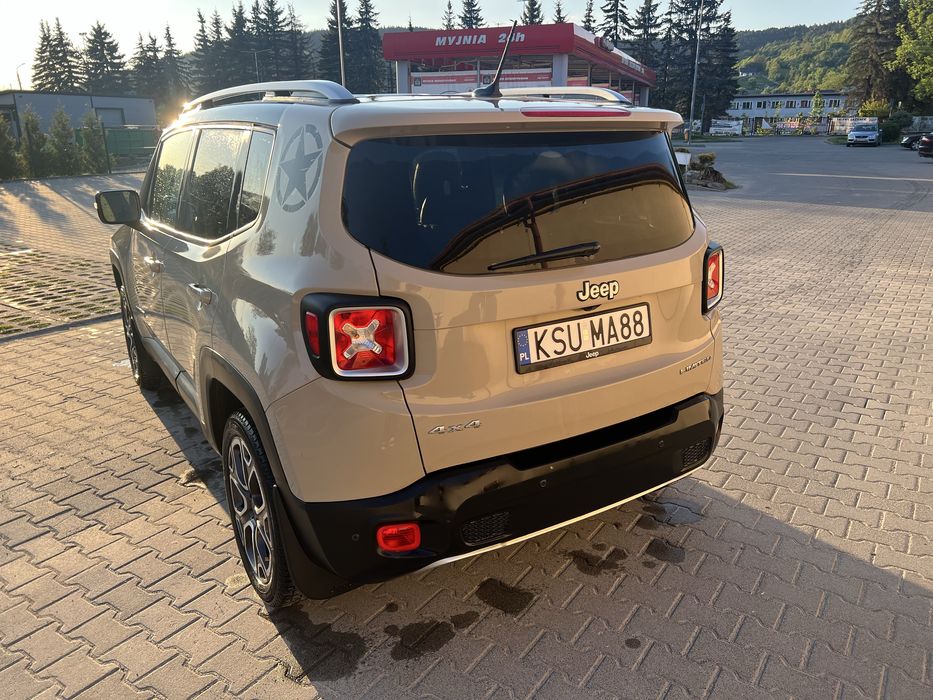 Jeep Renegade Limited 2.4 4x4 • 2015 • Automat • Skóry • Full opcja!