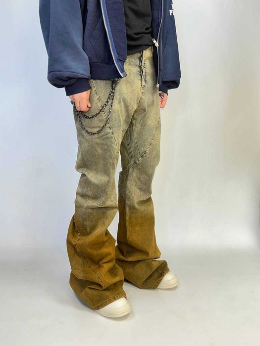 Rick Owens DRKSHDW jeans клеш кльош джинси flared джинсы opium archive