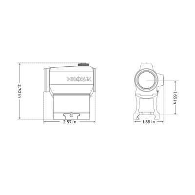 Коліматорний приціл Holosun  HS403R  Red