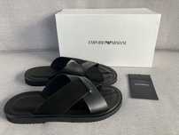 Emporio Armani skorzane meskie klapki Nowe Okazja 46