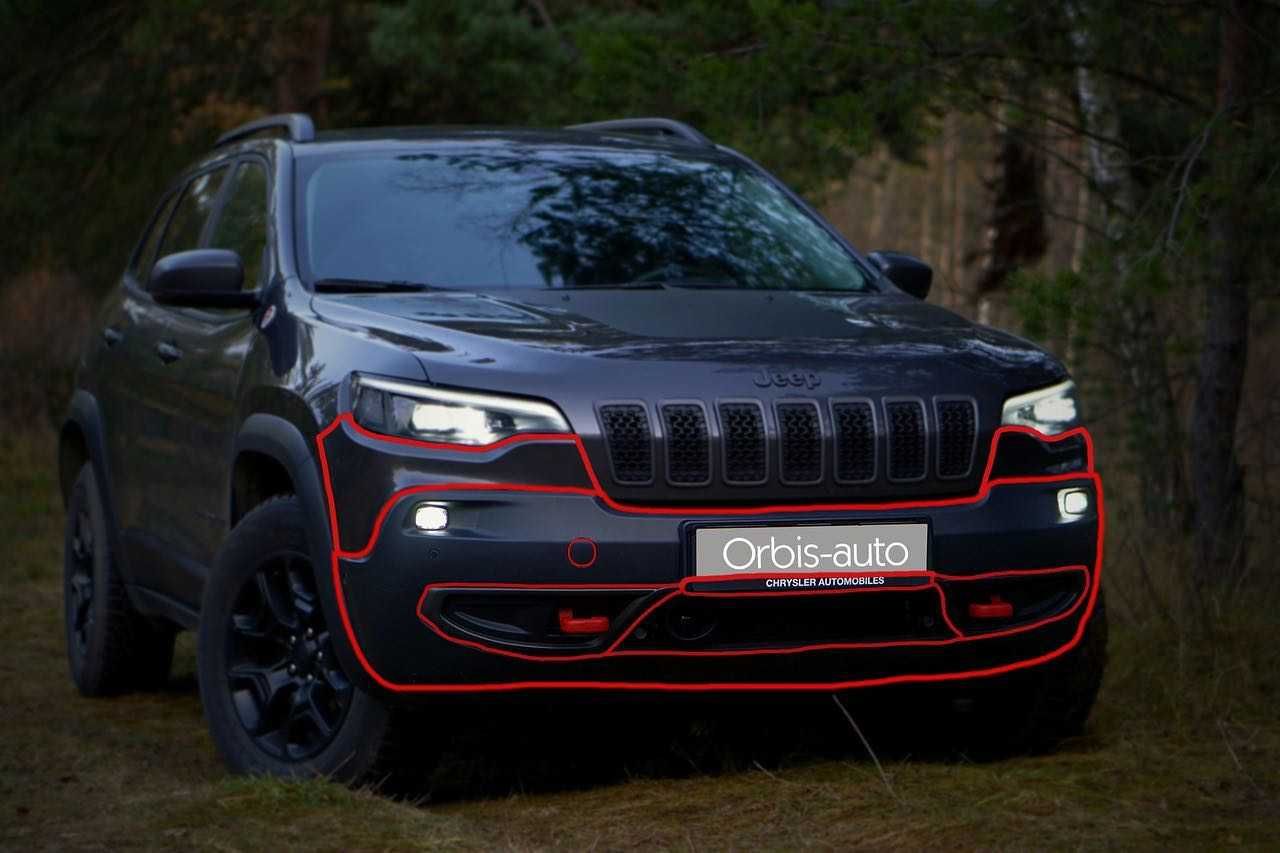 Молдинг накладка решетка на крыло бампер jeep cherokee trailhawk