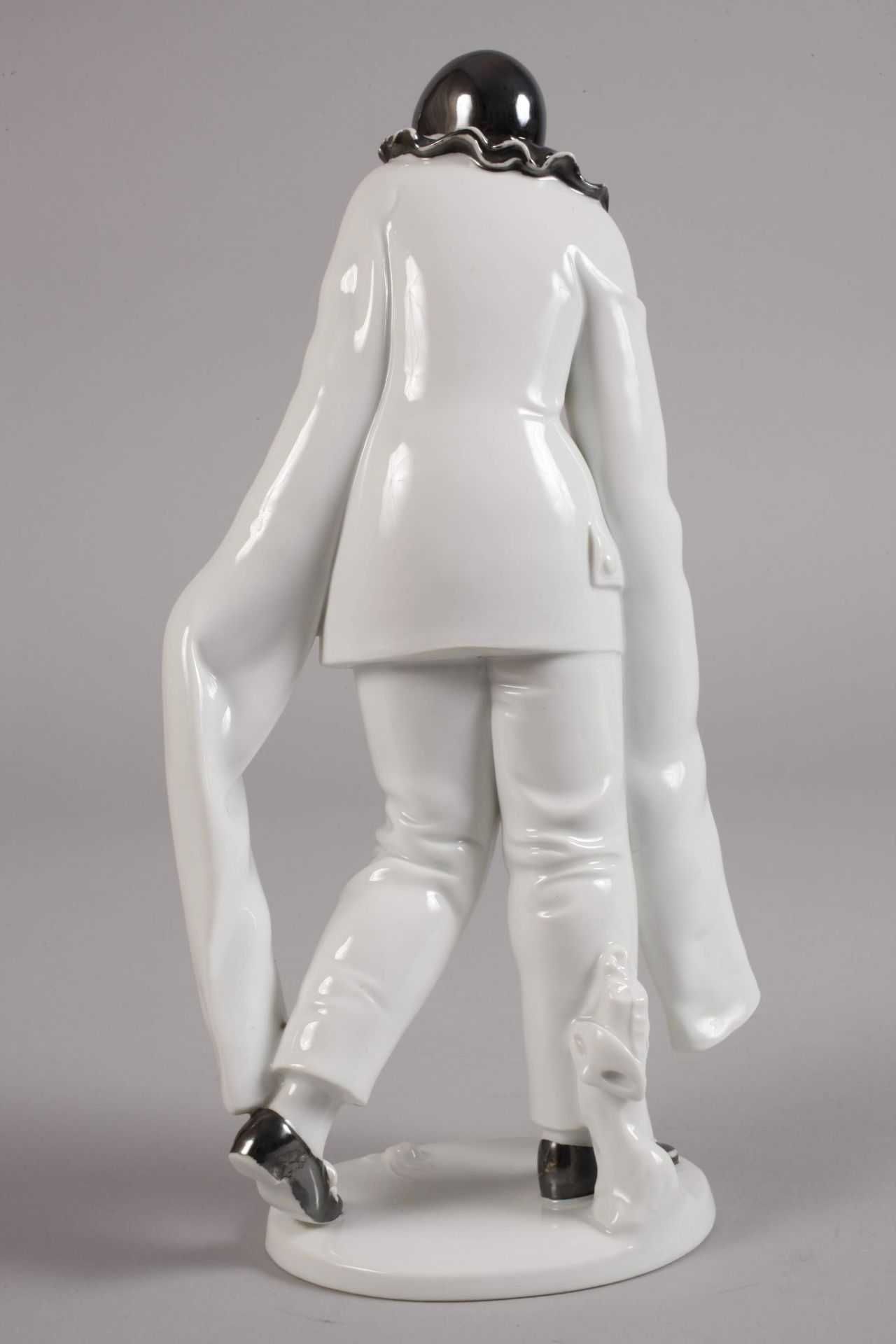 Porcelana Rosenthal figura "Striding Pierrot" proj. Dorotha Charol