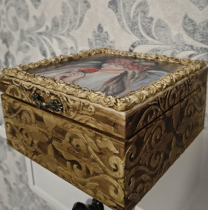 Anioł dekoracja decoupage