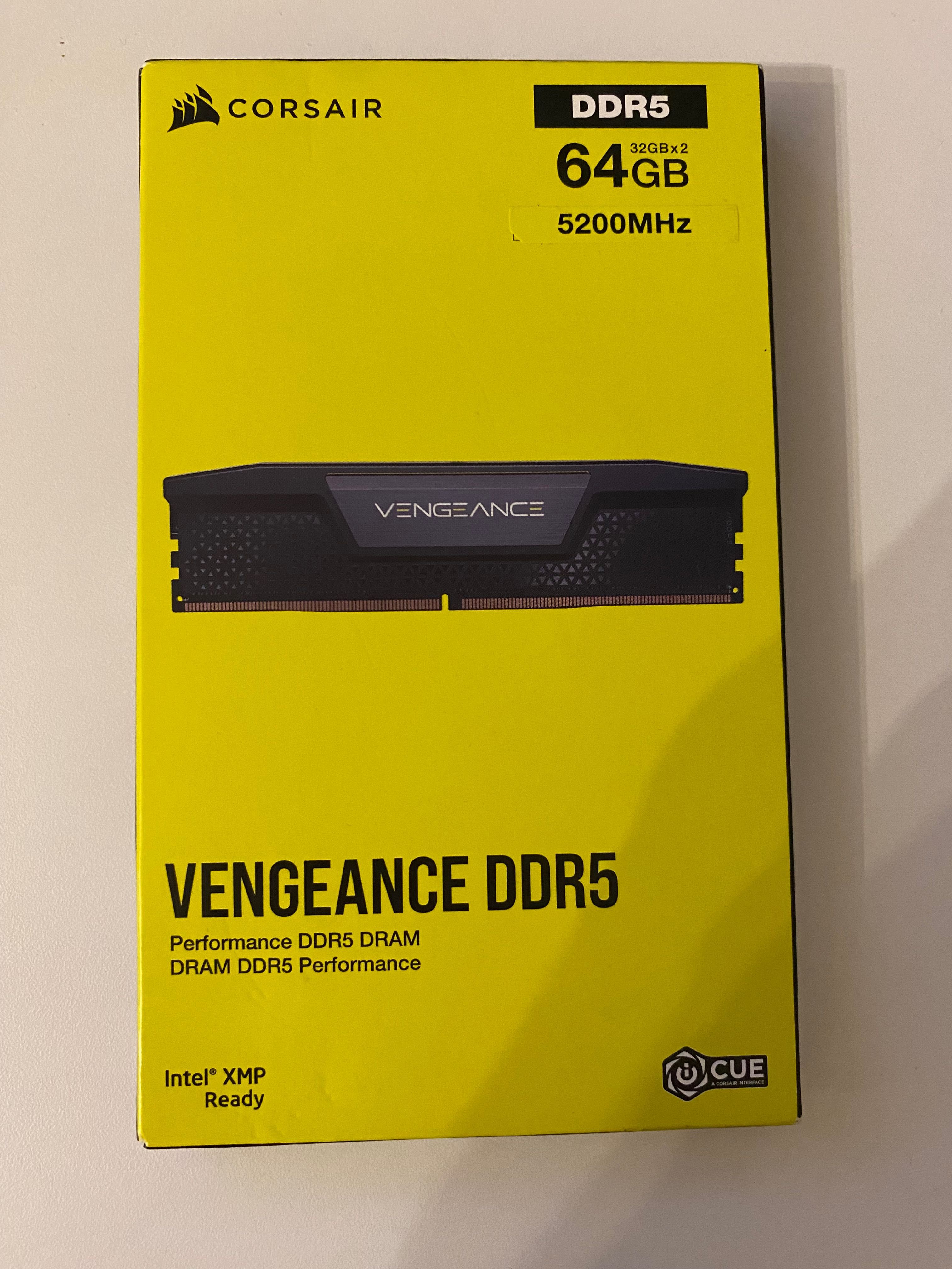 Corsair Vengeance DDR5 2x32Gb | 64GB 5200MHz