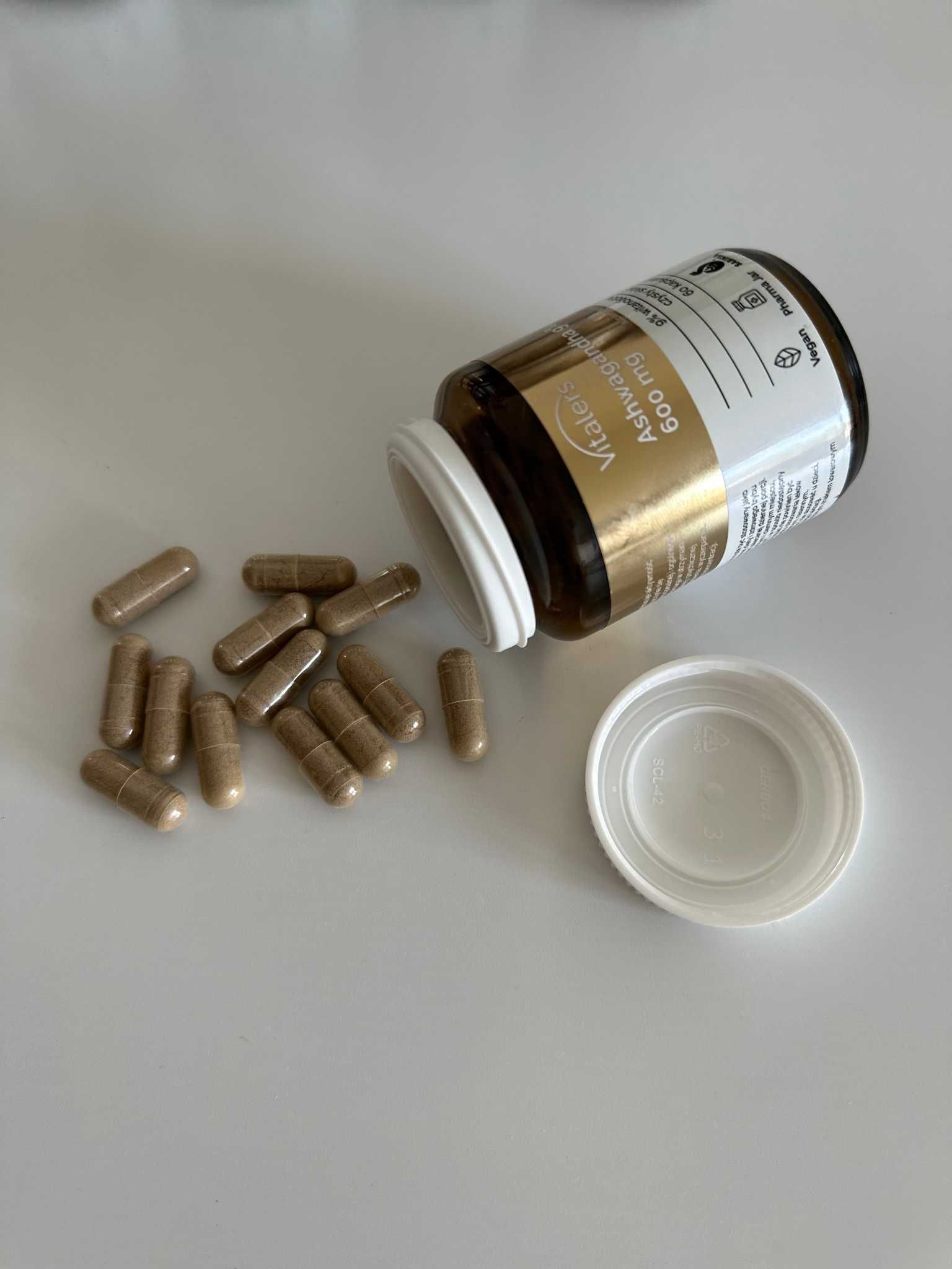 Vitaler's Ashwagandha 9% 600 мг. Ашваганда Виталерс.