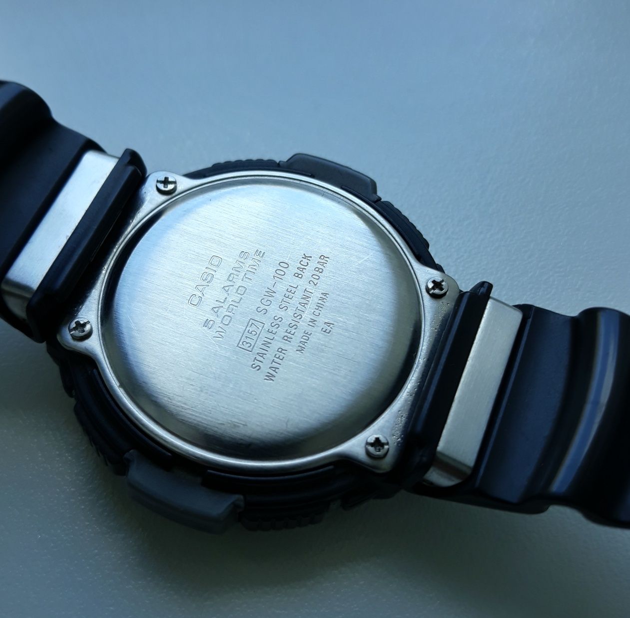 Zegarek męski CASIO SGW-100 Twin Sensor