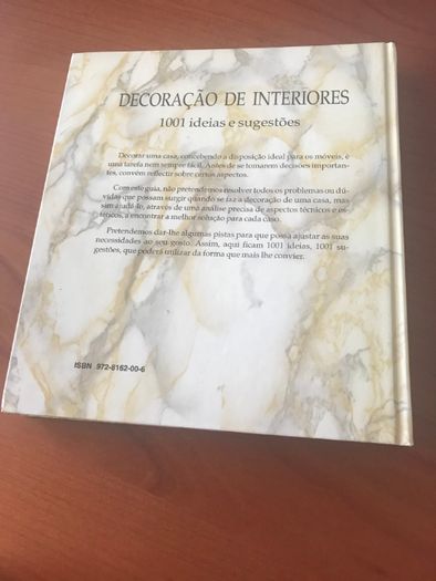 Livro "Decoração de interiores"