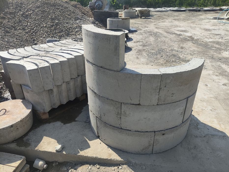 Бетонне кільце - сегменти-кості-чолани