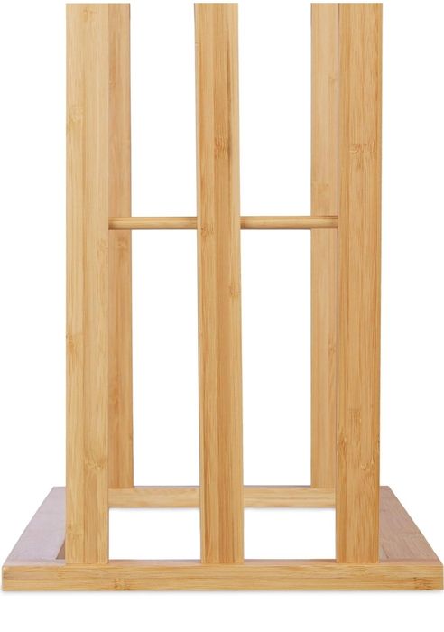 Relaxdays Uchwyt na ręczniki, wolnostojący z 3 szynami, do łazienki