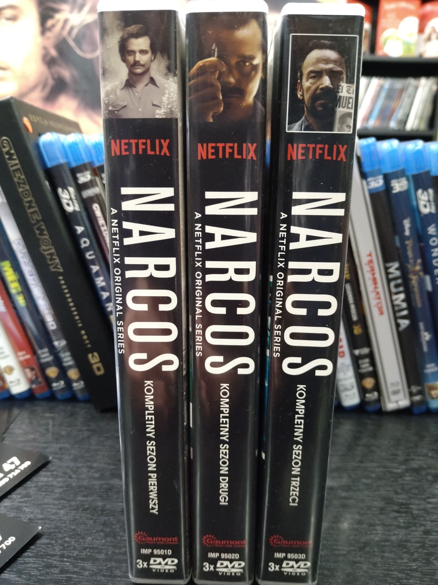 Narcos sezony 1-3 dvd