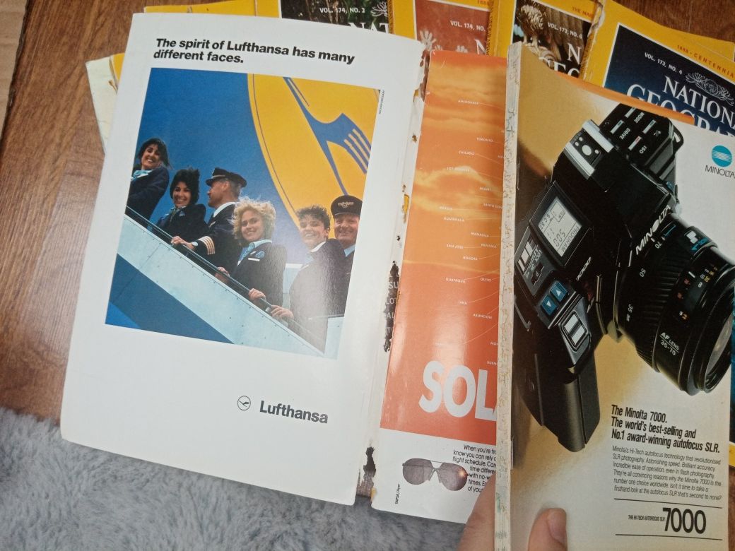 National Geographic miesięcznik antyk 1988 po angielsku unikat