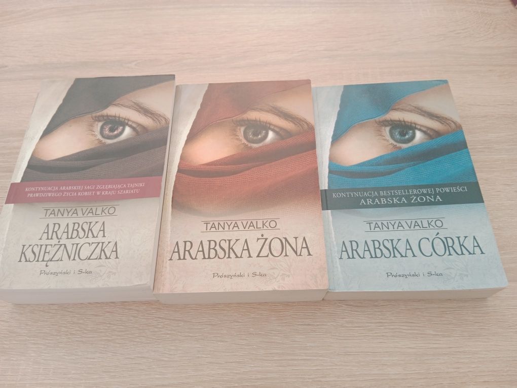 Książki Arabska księżniczka,, Arabska żona, Arabska córka